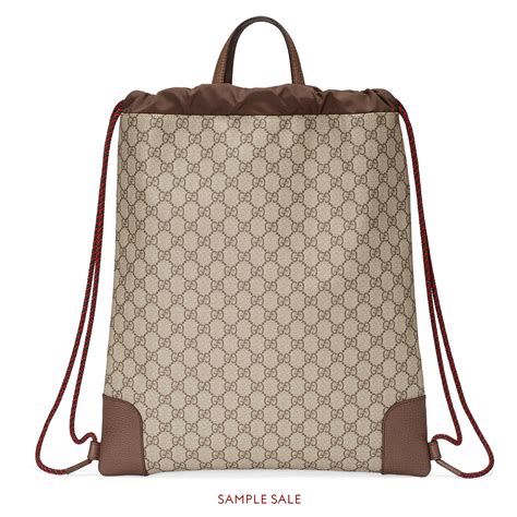 gucci mens backpack uk|gucci drawstring backpack for men.